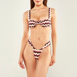 BAMBI | Underwire Bikini Top | Ziggy Print