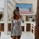 Aurora Dress - Blanco Crystal