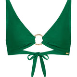 NALA | Gold Ring Bikini Top | Emerald