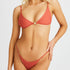 Red bikini with a clasp on the front 